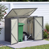 Giantz Garden Shed Wheelie Bin Storage Enclosure Outdoor Lockable Steel Cabinet - Extra Image
