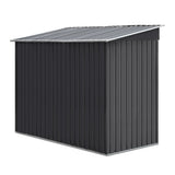 Giantz Garden Shed 2.38x1.31M Sheds Outdoor Storage Tool Metal Workshop Shelter Sliding Door - Top-Down View