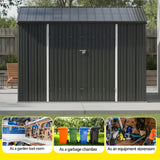 Giantz Garden Shed Galvanised Steel 3.05x1.5M Outdoor Storage Shed Workshop House Shelter - 45-Degree Angle