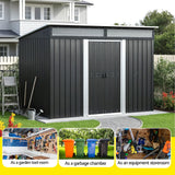 Giantz Garden Shed Outdoor Storage 2.60x1.95M Tool Sheds Workshop House Shelter - Top-Down View