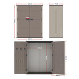 Giantz Garden Shed Outdoor Storage Shed Tool Workshop with Lockable Doors - Front View