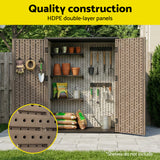 Giantz Garden Shed Outdoor Storage Shed Tool Workshop with Lockable Doors - 45-Degree Angle