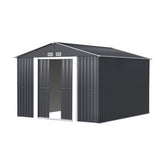 Giantz Garden Shed 3x3M Outdoor Storage Tool Workshop House Shelter - Close-Up Angle