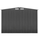 Giantz Garden Shed 2.6x3.9M w/Metal Base Sheds Outdoor Storage Workshop Tool Shelter Sliding Door - Side View