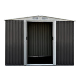 Giantz Garden Shed 2.58x2.07M Sheds Outdoor Storage Workshop Metal Shelter Sliding Door - Side View