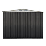 Giantz Garden Shed 2.58x2.07M Sheds Outdoor Storage Workshop Metal Shelter Sliding Door - Top-Down View