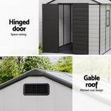 Giantz Garden Shed Sheds Outdoor Storage 2.15x2.14M Tool Workshop House Shelter - 45-Degree Angle