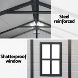 Giantz Garden Shed Sheds Outdoor Storage 2.15x2.14M Tool Workshop House Shelter - Rear View