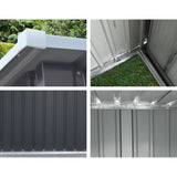 Giantz Garden Shed 0.99x1.04M Sheds Outdoor Tool Storage Workshop House Steel - Rear View