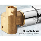 Cefito Shower Mixer Tap Wall Bath Taps Brass Hot Cold Basin Bathroom Chrome - 45-Degree Angle