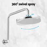 9'' Rain Shower Head Overhead High-pressure Swivel Chrome