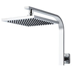Cefito 8'' Rain Shower Head Wall Arm Square High Pressure Chrome, image 3