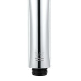 Handheld Shower Head Holder 4.7'' High Pressure Silver - Top-Down View