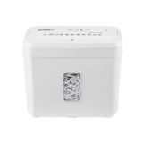 DEVANTI 8L Small Tabletop Paper Shredder 4 Sheet P4 Cross Cut Home Office - Side View