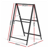 A1 Frame Sign Stand Double Sided Poster Display Board Outdoor Advertising 60x90cm - Front View