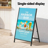 A1 Frame Sign Stand Single Sided Poster Display Board Outdoor Advertising 60x90cm - Close-Up Angle