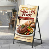 A1 Frame Sign Stand Single Sided Poster Display Board Outdoor Advertising 60x90cm - Extra Image