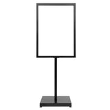 A1 Frame Pedestal Sign Holder Poster Stand Display Board Double Sided 60x90cm - Side View