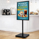 A1 Frame Pedestal Sign Holder Poster Stand Display Board Double Sided 60x90cm - Extra Image