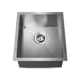 Cefito Kitchen Sink 45X39CM Stainless Steel Basin Single Bowl Silver - Side View