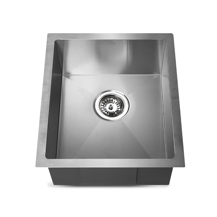 Cefito Kitchen Sink 45X39CM Stainless Steel Basin Single Bowl Silver, image 3