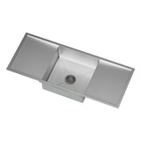 Cefito Kitchen Sink Basin Stainless Steel Under/Top/Flush Mount Bowl 122X45CM - Close-Up Angle