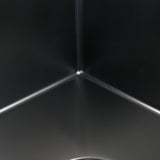 Cefito Kitchen Sink 100X45CM Stainless Steel Basin Double Bowl Black - Rear View