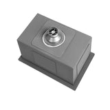 Cefito Kitchen Sink 45X30CM Stainless Steel Basin Single Bowl Black - Top-Down View