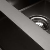 Cefito Kitchen Sink 44X44CM Stainless Steel Basin Single Bowl Black - 45-Degree Angle