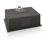 Cefito Kitchen Sink 60X45CM Stainless Steel Basin Single Bowl Black
