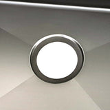 Cefito Kitchen Sink 60X45CM Stainless Steel Basin Single Bowl Black - Rear View