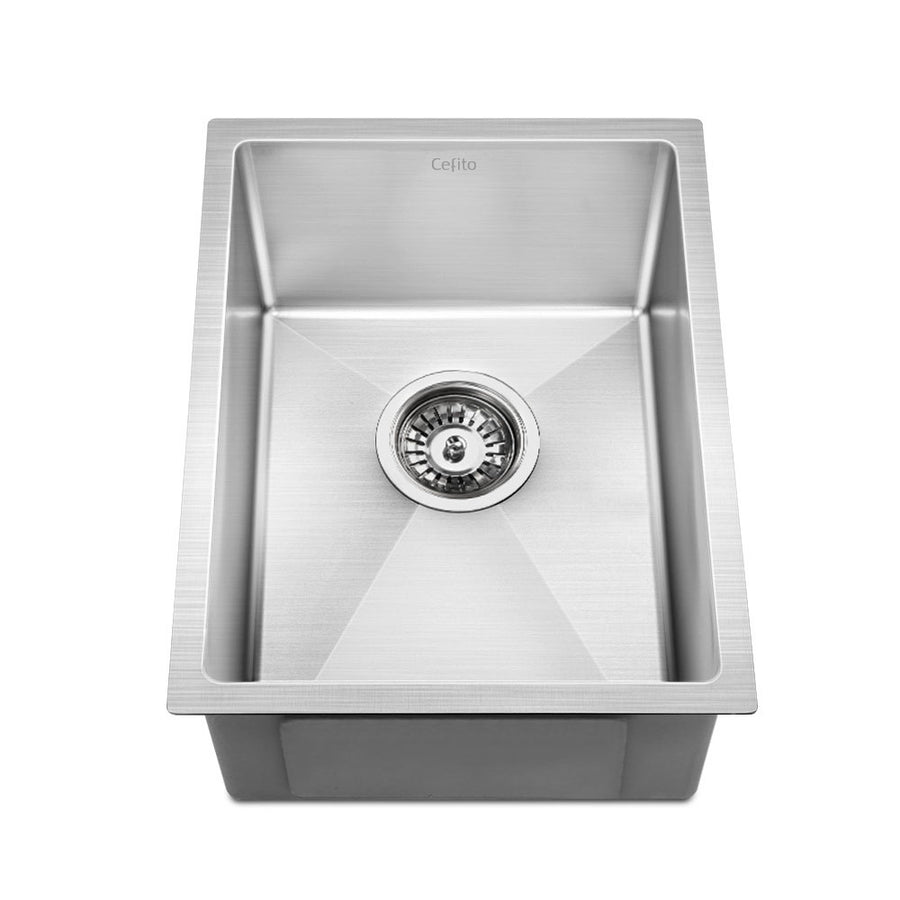Cefito Kitchen Sink 44X34CM Stainless Steel Nano Basin Single Bowl Silver, image 3