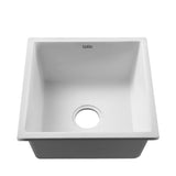 Cefito Stone Kitchen Sink 450X450MM Granite Under/Topmount Basin Bowl Laundry White