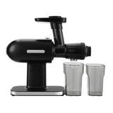 Devanti 160W Black Cold Press Masticating Juicer for Fresh Fruit Juice Extraction
