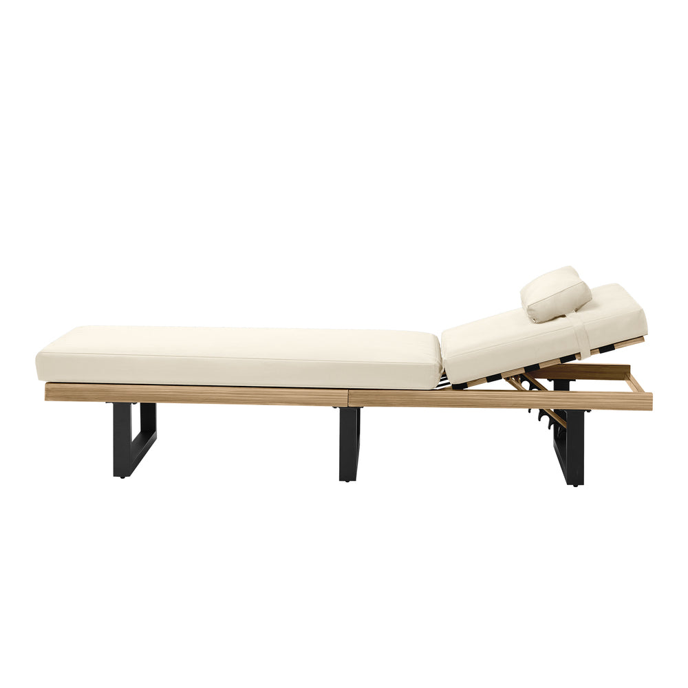Livsip Sun Lounge Outdoor Lounger Beige