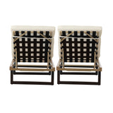 Livsip 2X Sun Lounge Outdoor Lounger Beige - Side View