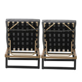 Livsip 2X Sun Lounge Outdoor Lounger Grey - 45-Degree Angle