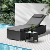 Livsip Sun Lounge with Table Outdoor Set