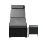 Livsip Sun Lounge with Table Outdoor Set