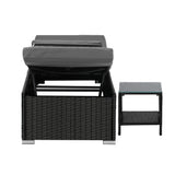 Livsip Sun Lounge with Table Outdoor Set