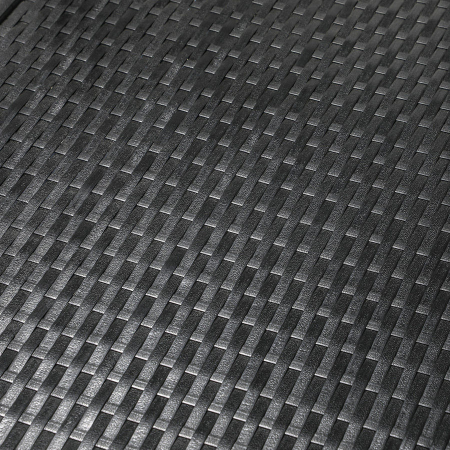 Livsip 2x Sun Lounge Adjustable Backrest Wicker Black