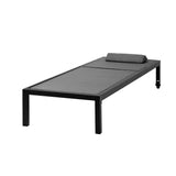 Livsip Sun Lounge with Aluminium Frame and Wheels Removable