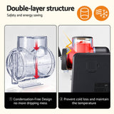 Devanti 2L Slushie Machine Ice Cream Maker Frozen Smoothies Milkshakes Black