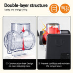 Devanti 2L Slushie Machine Ice Cream Maker Frozen Smoothies Milkshakes Black