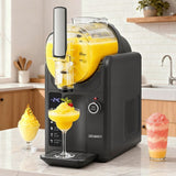 Devanti 5in1 Slushie Machine Ice Cream Maker 2L Grey - Close-Up Angle