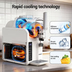 Devanti 5in1 Slushie Machine Ice Cream Maker 2L White