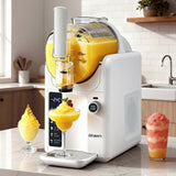 Devanti 5in1 Slushie Machine Ice Cream Maker 2L White - Close-Up Angle