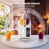 Devanti Slushie Machine 2L Frozen Drink Maker Ice Cream Cocktail Slush Maker White - Top-Down View