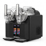 Devanti Slushie Machine 4L Dual Tanks Frozen Drink Ice Cream Maker - Side View