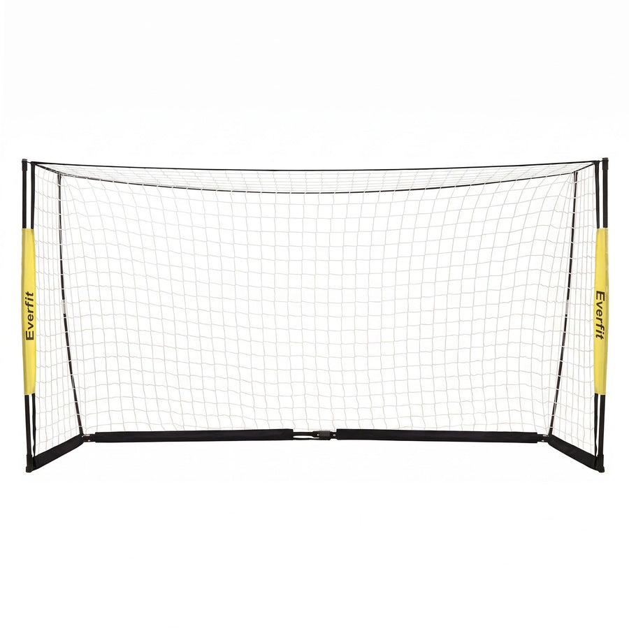 Everfit Portable Soccer Goal Net Fibreglass Polyester 12x6ft